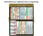 WhiteCoat Clipboard® - Tactical Brown OB Ultrasonography Edition